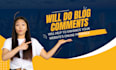 read your blog and will write high quality comments