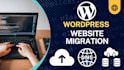 migrate, transfer, and backup your wordpress website, set up dns and hosting