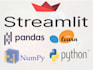 create python streamlit webapp dashboard for machine learning model projects