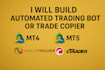 build automated trading bot or trade copier for mt4, mt5, ninjatrader, ctrader