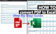 say goodbye to pdfs, scenes and go to excel, CSV manually