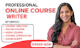 do online course video creation, elearning training video course creation