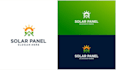 make trendy logo about electrical, solar panel, eco, energy and power