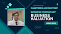 do business valuation, startup company valuation and financial analysis