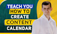 create a clear content calendar