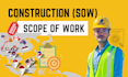 write detailed construction scope of work document
