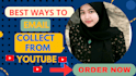collect email leads from youtube influencers