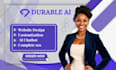 durable, durable ai, 10 web, ai website ecommerce website for your business