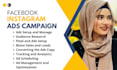 be your professional facebook and instagram ads campaign manager
