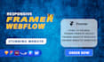 framer or webflow expert for design, redesign or develop stunning website