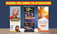 create signage, roll ups, yard sign