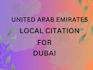 provide the best uae local citations