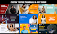 design awesome youtube thumbnail in 1 hour