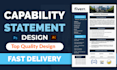design your federal government capability statement within 4 hours