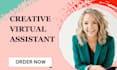 be creative virtual assistant data entry adhd podcast VA