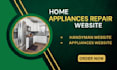 create appliances repair, handyman website, appliance website