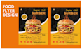always attractive food flyer design
