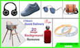 do bulk image background removal, clipping path and image editing