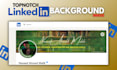design top notch linkedin background photo