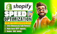 do advanced optimization for shopify store and improve loading time