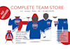 design custom sportswear team store with jerseys and 3d