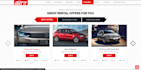 design professional car rental website services