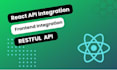 integrate restful or graphql apis with react for data fetching nd authentication