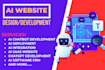 do ai saas software full stack web developer chat gpt gpt website for you