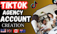 create professional tiktok ad agency acount