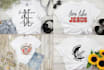 make custom christian t shirt design in 12 hours