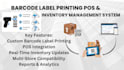 barcode scanner and label printing pos inventory management software software