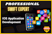 develop ios app in swiftui and swift UI kit with backend