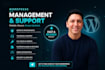 perform maintenance and support of your wordpress website