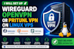 set up wireguard openvpn or pritunl VPN on linux vps