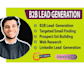 do b2b business lead generation, data scrapping and web research