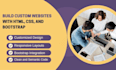 design and develop responsive websites with HTML CSS and bootstrap