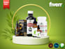 do custom packaging, product box product label amazon box design and 3d mockup