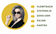 setup flowtrack systeme io elopage zoho crm kartra kajabi crm