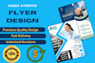 design a creative, professional beautiful flyer