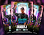 design party event night club dj concert flyer or poster