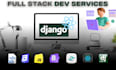 build full stack web applications with react, django