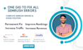 do technical SEO audit and fix semrush errors