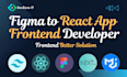 convert figma to react, next app using HTML, css, and fix react responsive bugs