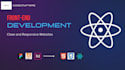 be your responsive front end developer, using html css react js