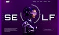 design nft landing page figma design ,crypto, blockchain UI