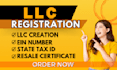file your business in USA and uk including llc, ltd, ein