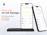create modern mobile app UI UX design