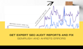 provide expert SEO audit report and fix semrush and ahrefs errors