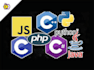 make projects in cpp, c, c sharp, java, python programming