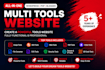 develop multi tool website ai saas tools, ai web app and ai website
